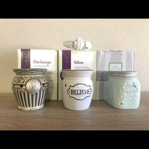 Set of 3 Scentsy Candle warmer plug ins